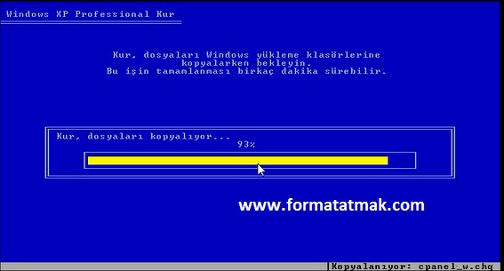 Windows XP Format Atma