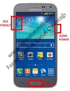 Samsung Galaxy Beam 2 Format Atma