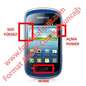 Samsung Galaxy Music S6012 Format Atma