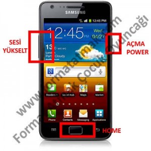 Samsung Galaxy S2 Format Atma