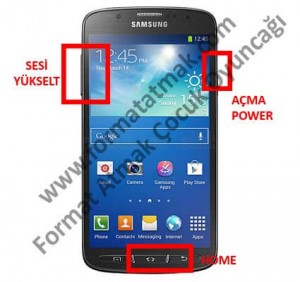 Samsung Galaxy S4 Active Format Atma