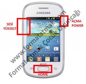 Samsung Galaxy Star S5282 Format Atma