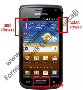 Samsung Galaxy Wonder i8150 Format Atma