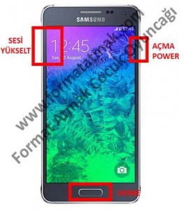 Samsung Galaxy Alpha Format Atma