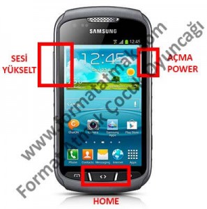 Samsung Galaxy Xcover 2 Format Atma