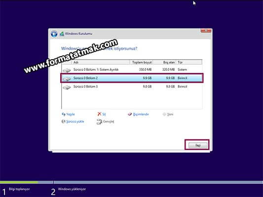 son derece miras şeftali  Windows 8 Format Atma Resimli Anlatım - Formatatmak.com